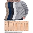 thumbnail image 3 of Suéter de cuello redondo para hombre Jersey ajustado Top de punto Jersey de fiesta Prendas de punto de manga larga, 3 of 3