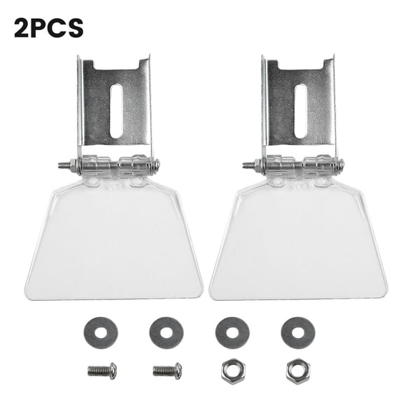 2 Pcs Replacement Guard Bench Grinder Eye Protection Safety Shields with Bracket