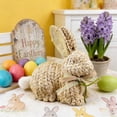 thumbnail image 6 of Qholemyo Straw Woven White Tail Bunny Figurine Easter Decor Indoor Home Table Ornaments, 6 of 6