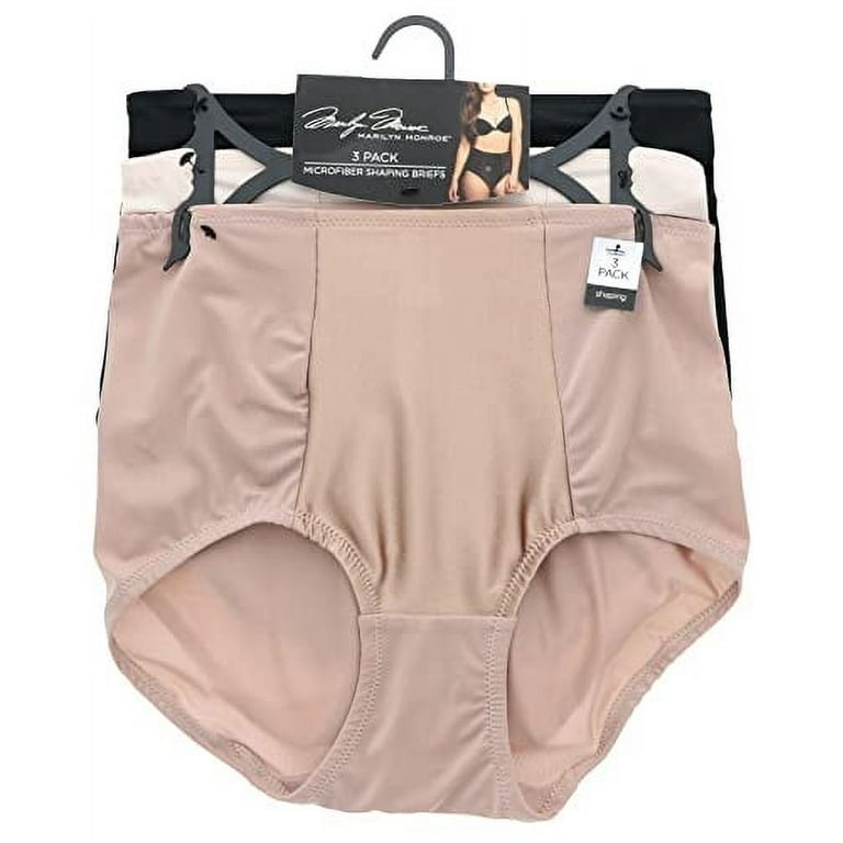 Marilyn Monroe Intimates & Sleepwear | (#A) Marilyn Monroe 3- PK Lace Shaping Briefs | Color: Black/Cream | Size: 2X | Ladybozz's Closet