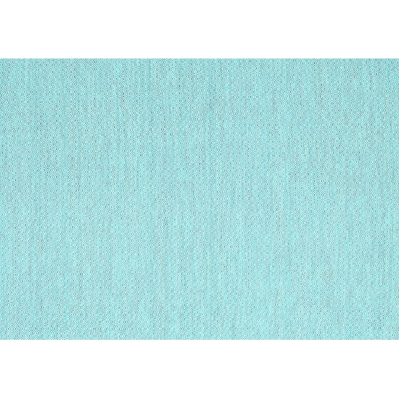 Ahgly Company Indoor Rectangle Solid Light Blue Modern Area Rugs, 3' x 5'
