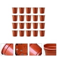 thumbnail image 4 of Miangastore 20Pcs Plastic Flower Pots for Garden Home Base Planting Planter, 4 of 8
