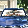 thumbnail image 4 of ALAZA Easter Tree Windshield Sun Shade Car Foldable Sun Visor Block UV Rays Protector 57"x31.5", 4 of 8