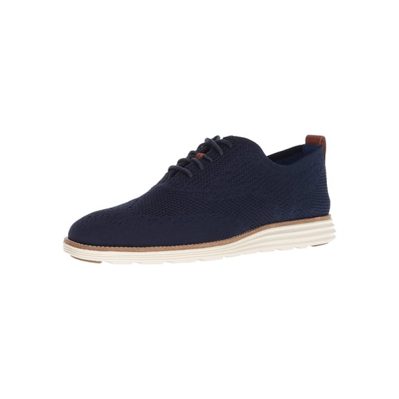 Cole Haan Original Grand Stitchlite Wingtip Oxford Mens Shoes Size 13, Color: Navy/Ivory