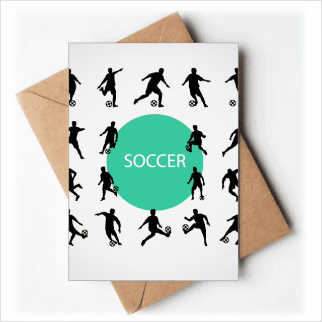 Football Football Sports Décrit les Cartes de Voeux, Vous Êtes Invités Invitations