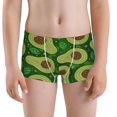 thumbnail image 5 of Yiaed Big Colorful Avocados Print Boys' Boxer Briefs Cotton Casual Stretch Comfort Boys Boxers - Kids Boxer Briefs Underwear for Boys (6-18)-Small, 5 of 5