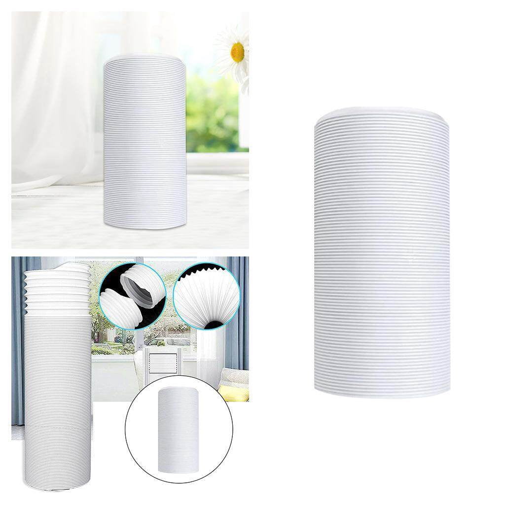 Tuyau d'échappement Kit de Ventilation de Fenêtre de Climatiseur Portable, Kit de Glissière d'étanchéité de Fenêtre, Tube de Joint de Climatiseur, Coupleur de Conduit de Tuyau
