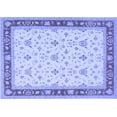 thumbnail image 1 of Ahgly Company Indoor Rectangle Persian Blue Traditional Area Rugs, 5' x 7', 1 of 4