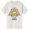 thumbnail image 6 of Black Adam Gold Triangles Logo Men's White T-shirt - 4XLB, 6 of 7