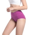 thumbnail image 3 of INNERSY Women's Cotton High Waisted Briefs 5-Pack Postpartum Full Coverage Underwear(3XL,Vintage Bloom), 3 of 9