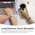 thumbnail image 2 of Totwoo Long Distance Touch Bracelets with Vibration & Light, Bluetooth Pairing for Couples, Silicone, 2 of 7