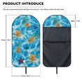 thumbnail image 7 of FUIALDOLG Pineapple Starfish Water Car Seat Towel Cover Universal, for Automotive Seat Covers and Liner Suitable for Vans and Trucks, 7 of 7