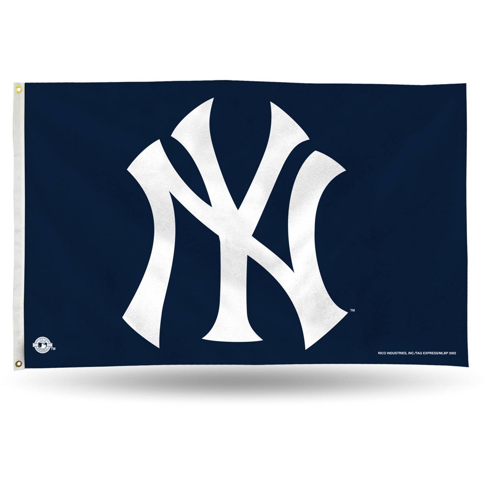 Rico Industries MLB 3' x 5' Banner Flag, New York Yankees