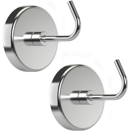 

IIT 2-Piece Extra-Strong Chrome Plated Magnetic Hook Set - 8lb Capacity