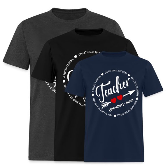 EcoLoom Teacher Noun Shirt Teacher Definition Short Sleeve Unisex T Shirt