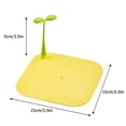 thumbnail image 3 of Cute Shape Drain Covers To Keep Bugs Out Silicone Shower Floor Tub Stoppers Bathtub Drain Stoppers Sewer Anti-Odor Mats Deodorizing Plugs for Bathroom Yellow, 3 of 8