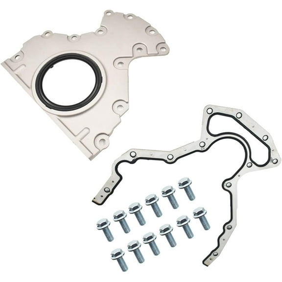 ALL-CARB Aluminum Rear Main Seal Kit Replacement for Silverado Savana Sierra Firebird 4.8L 5.3L 6.0L 6.2L 12633579 12639250