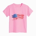 thumbnail image 4 of TOWED22 Girls Red White Blue Shirts 4th of July T-Shirts Summer Tee Tops for Toddler Kids 1-14 Years USA Theme(Pink,5-6 Y), 4 of 4