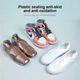 thumbnail image 4 of 10 piezas de envoltura termorretráctil de PVC, película termorretráctil de PVC, bolsas termorretráctiles de PVC transparentes sin olor para zapatillas, libros, protectores de zapatos grandes, 4 of 5