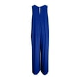 thumbnail image 4 of NMMUED Flowy Jumpsuits for Women Sleeveless Jumpsuits for Women Wide Leg Jumpsuits for Women Casual Jumpsuits for Women Overalls for Women Loose Fit, Blue L, 4 of 7