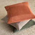 thumbnail image 3 of Bouclair Housse de Coussin Dean Rouille 20x20 Po (51x51 cm), 3 of 10
