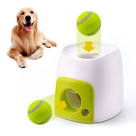 BESTSKY Automatic Dog Ball Launcher Dog Ball Throwing Toy Interactive Pet Toy