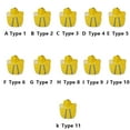thumbnail image 2 of Rayures Réfléchissantes Imperméables Vêtements Légers Vêtements de Pluie pour la Peau Vêtements Réutilisables Manteau Membrane Design Animaux de Compagnie Fournitures Jaune 10, 2 of 7
