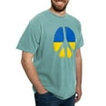 thumbnail image 4 of CafePress - Peace In Ukraine T Shirt - Mens Comfort Colors Shirt, 4 of 5