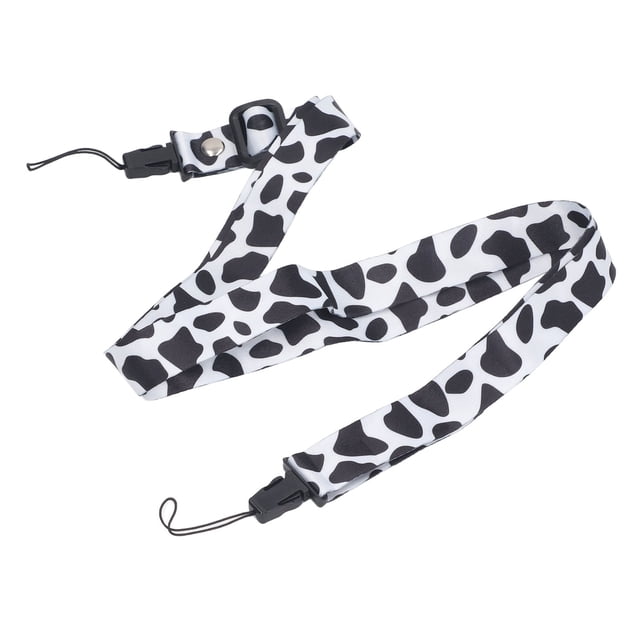 Correa de cámara de 1,2 m con estampado multifuncional para el cuello y el hombro para Polaroid Mini 12, 11, 8 y 9 (leche de vaca)