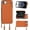 Brown, variant on Crossbody Wallet Case for iPhone 17e/16e, RFID Blocking Leather Purse Case with Card Holder, Protective Handbag Flip Cover with Zipper Wrist Strap Lanyard for Women 5G 6.1 Inch (Rose Gold)