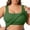 Green-1, variant on Women Plus Size Tank Tops with Built in Bra Tops for Large Bust Summer Sleeveless Basic Tank Top Ribbed Fitted Shirts