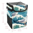 thumbnail image 5 of Seagull Foldable Car Trash Bin with Lid, Leak-Proof Mini Trash Can for Car with Hanging Storage Bag, 5 of 6