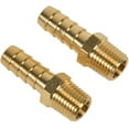 thumbnail image 1 of EcoNesxp Inch Barb Adapter NPT 1/4 Pack Brass Hose Fittings, 1 of 5