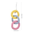 thumbnail image 3 of Interesting Climbing Toy Sugar Glider Playing Toy Household Hanging Rope Ring Toy, 3 of 8