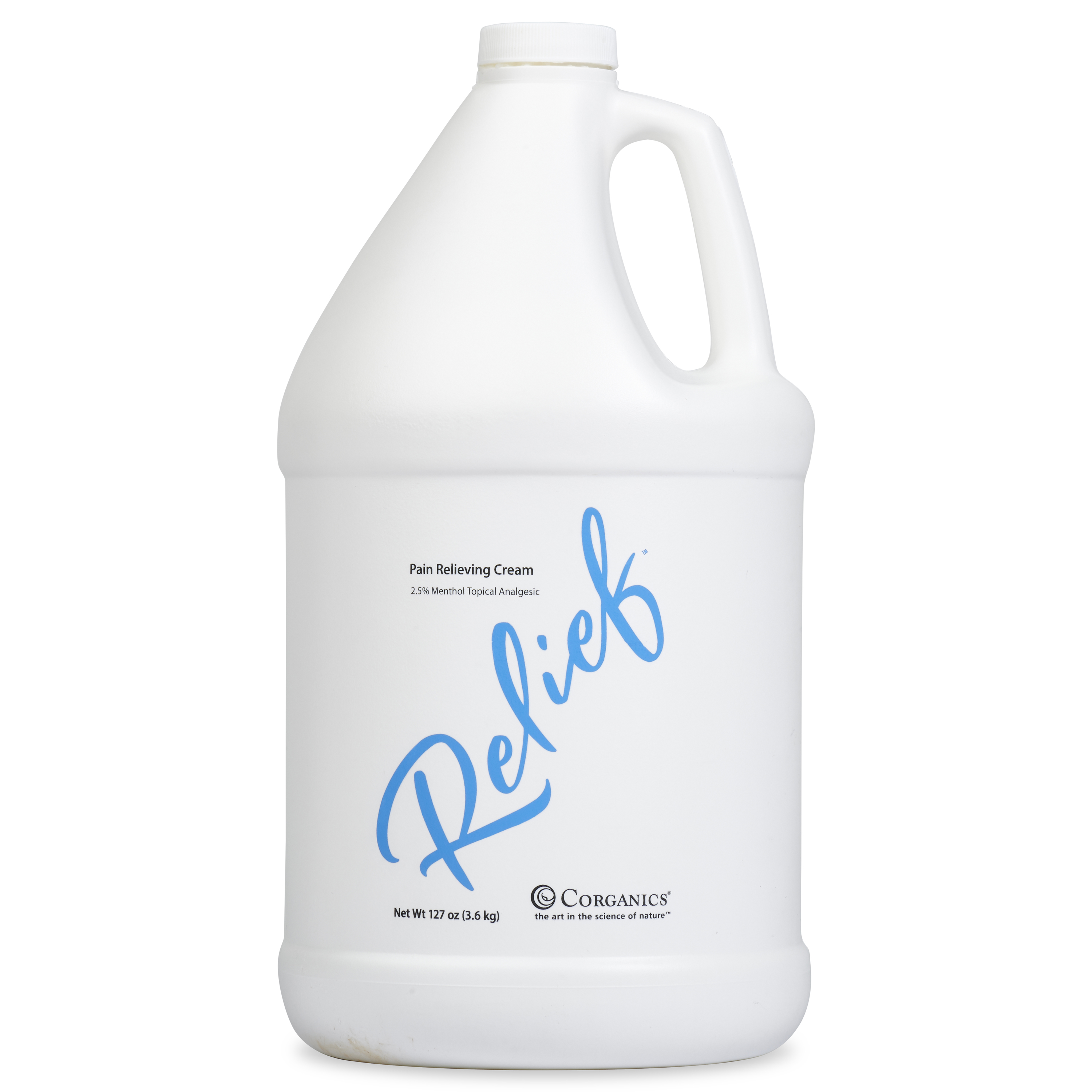 Relief Cream 1 Gallon/w Pump Helps with Arthritis, Back, Muscle, Joint, Elbow, and