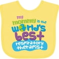thumbnail image 3 of Inktastic My Mommy is the Best Respiratory Therapist Boys or Girls Baby Bib, 3 of 4