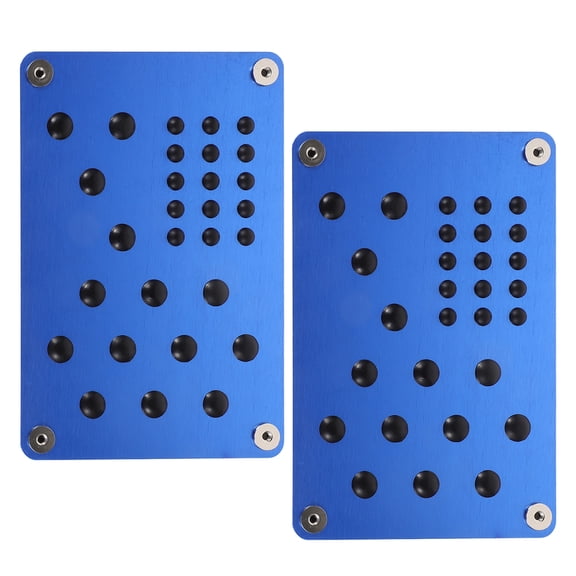 2 Pcs Car Floor Mat Pedals Car Pedals 22.00X15.00X0.50CM Blue