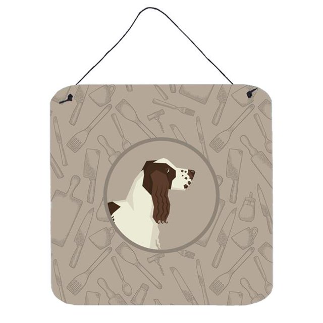 English Springer Spaniel in the Kitchen Wall or Door Hanging Prints