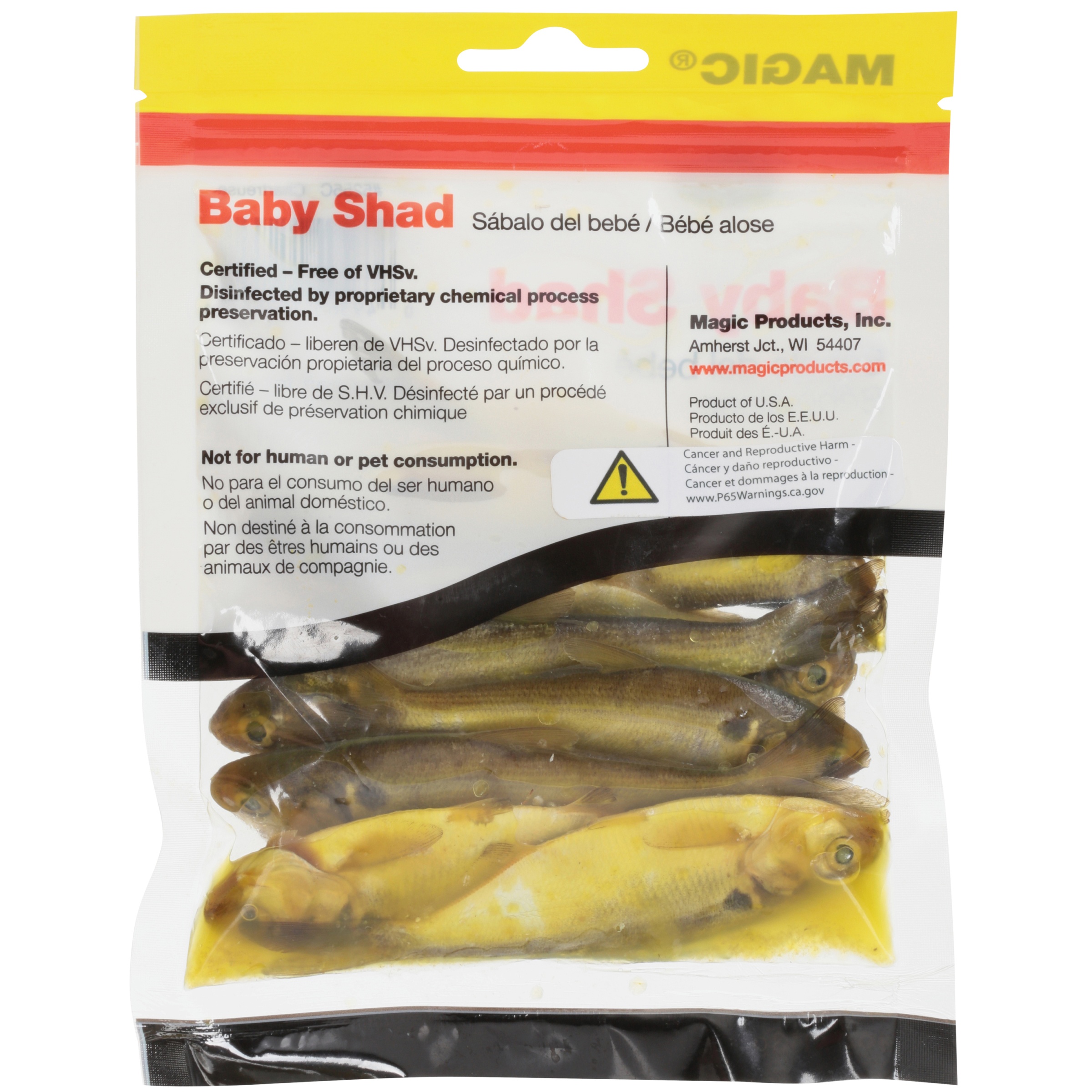 Magic Preserved Shad Bait, Chartreuse, 4 oz.