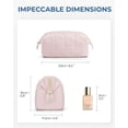 thumbnail image 3 of Cosmetiquera para Maquillaje,Cosmetiquera de Viaje,Bolsa para Maquillaje,Bolso Maquillaje de Viajar,Bolsa de Maquillaje,CosmetiqueraMaquillaje,Bolsas Cosmeticos,Bolsas Cosmetiqueras de Viaje(Rosa), 3 of 7