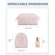 thumbnail image 3 of Cosmetiquera para Maquillaje,Cosmetiquera de Viaje,Bolsa para Maquillaje,Bolso Maquillaje de Viajar,Bolsa de Maquillaje,CosmetiqueraMaquillaje,Bolsas Cosmeticos,Bolsas Cosmetiqueras de Viaje(Rosa), 3 of 7