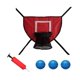 thumbnail image 1 of Juego de aro de baloncesto con trampolín, portería universal para entrenamiento infantil Baloncesto azul, 1 of 8