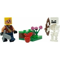 LEGO Minecraft: Hero Minifigure with Skeleton and Apple - 6 
