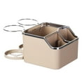 thumbnail image 2 of Reposabrazos para coche, caja de almacenamiento, portavasos, accesorio interior, soporte para teléfono Beige, 2 of 6