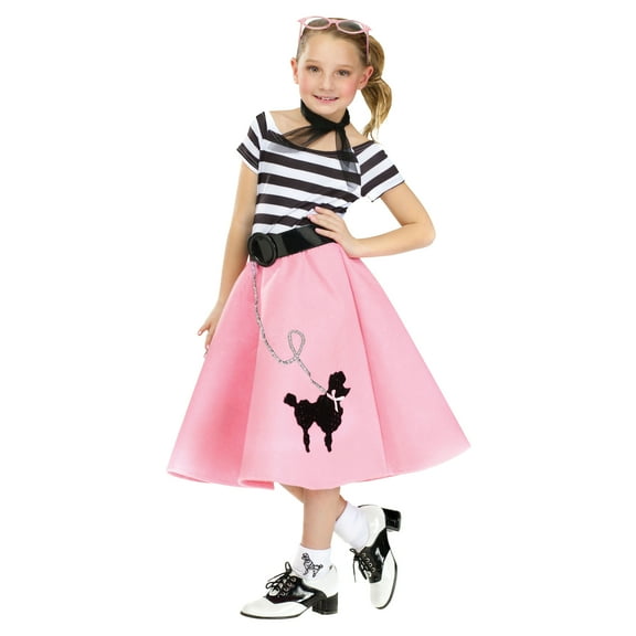 Fun World Girls Halloween Costume 50s Soda Shop Sweetie