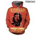 thumbnail image 3 of Sudadera con capucha con estampado 3D del Che Guevara para hombre, sudaderas holgadas informales de gran tamaño personalizadas, ropa de calle para hombre, 3 of 5