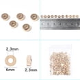 thumbnail image 4 of 500 piezas de encanto hecho a mano suelto Rondelle CCB cuenta 500x espaciadoras para manualidades DIY  de joyería Zulema Perlas sueltas del espaciador del disco, 4 of 8