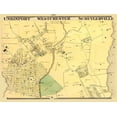 thumbnail image 2 of Beers 24x19 White Modern Wood Framed Museum Art Print Titled - Union Port, Westchester New York Landowner, 2 of 4