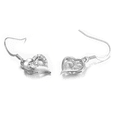 thumbnail image 5 of Yoursfs Love Cubic Zirconia Crystal Earrings for Women Dainty Heart Dangle Drop Earrings Hooks White Gold Plated Valentine Jewelry Gifts, 5 of 6