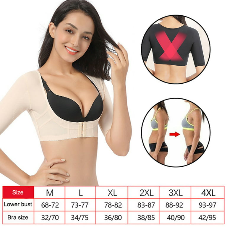 Lateral Retraction Bust Chest Girdle Auxiliary Cut-out Crop Tops Shapewear  Slimmer Wear Bra Body Shapewear L Skin Color 